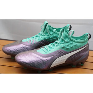 Puma One 1 IL Lth FG AG Leather 104925 01 Soccer Cleats Football US 9 - NEW